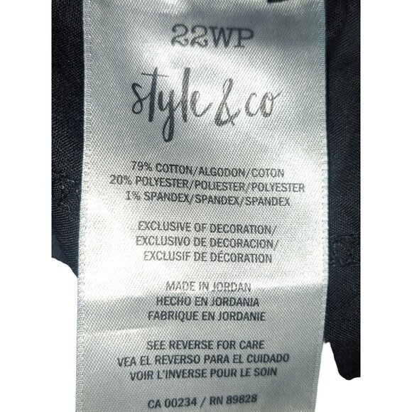 Style & Co Womens 22WP Blue Jeans Straight Leg Stretch Denim Pants Medium Wash - Picture 3 of 9